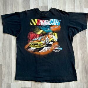 Vintage 80s/90s NASCAR Team USA Single Stitch T-shirt Men’s Size XL